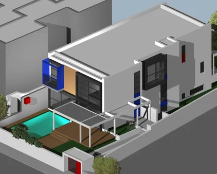 Two-storey house in Kifisia with a pool