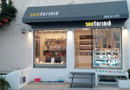 Tourist store in Santorini