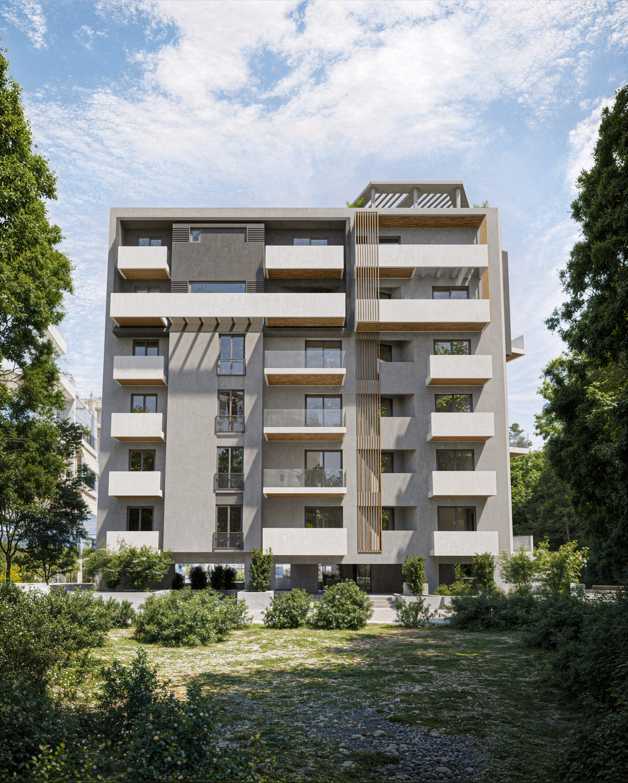 Five - storey appartment building in Alimos